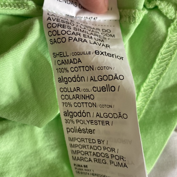 Men’s Puma BMW Motorsport T-Shirt, Green, Size = M - Picture 4 of 5